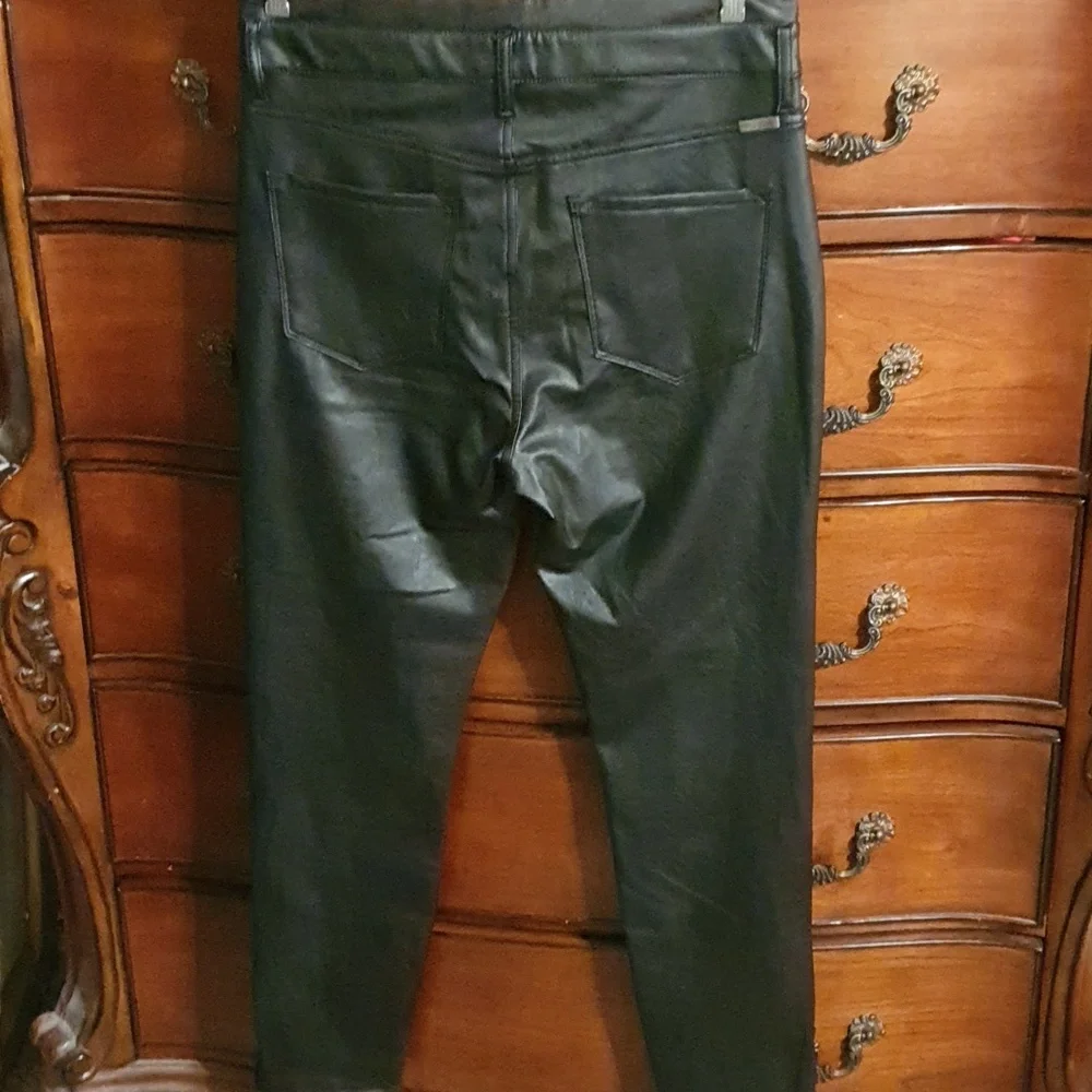 KanCan Janet High Rise Faux Leather Ankle Skinny Pants sz 13/30 - Picture 6 of 8
